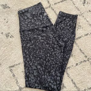 Blue/Gray Lulu align 25” leopard print